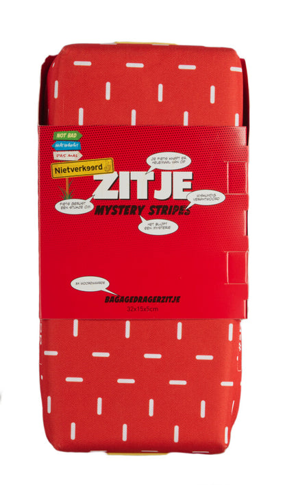 N/V zitje bagagedrager 32x15x5 cm.  Mystery Stripes