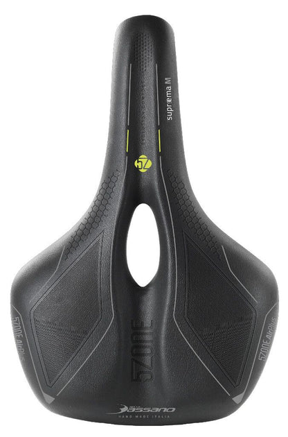Selle Bassano zadel Suprema 5zone EL heren (kaart)