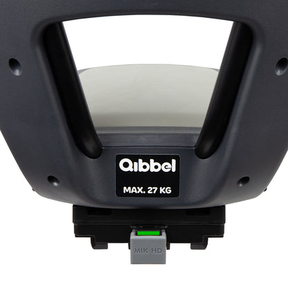 Qibbel Q351 Junior 6+ zitje Granite Grey incl. voetsteunen en voetbeschermingsplaten