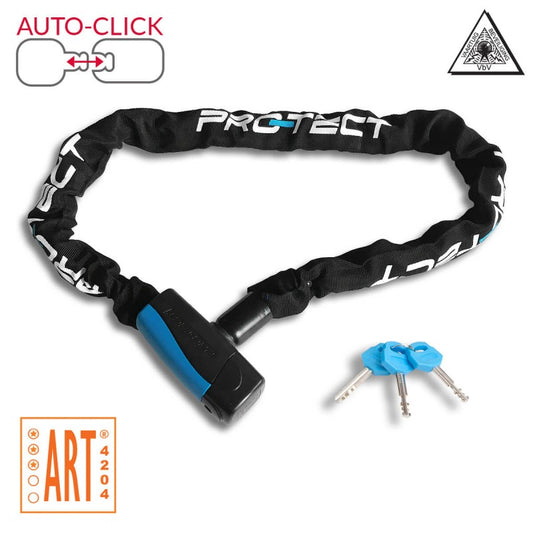 Pro-tect kettingslot Opal ART-3 black 10 mm. x 120 cm. nylon hoes