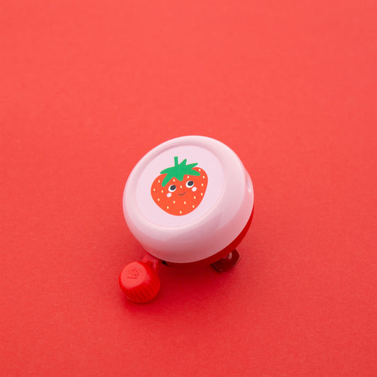 Widek kinderbel Explorer Happy Strawberry rood/roze op kaart