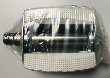 Union pedaal 605K klassiek PVC wit kogellager *