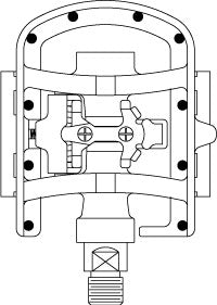 Tecora E pedaal ATB combi SPD