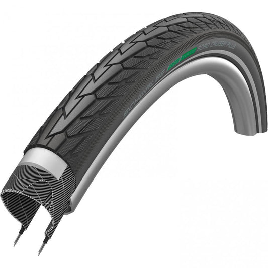 Bub. 47-406 / 20x1.75 HS 484 Road Cruiser Plus PunctureGuard TS B/B+RT GREEN - Schwalbe 11159080