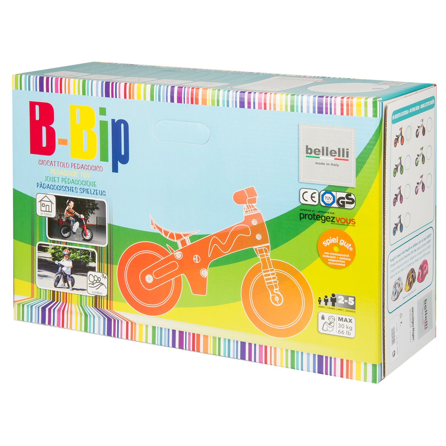Bellelli loopfiets groen/zwart