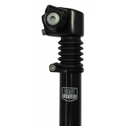 Post Moderne zadelpen verend 2-bout ATB 27.2 mm zwart