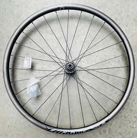 Achterwiel 28' - 622x19 Airline Corsa 28H zwart DA210 center lock SH.142x12-Black Jack