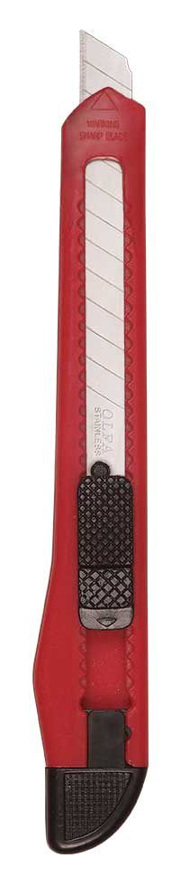 Cyclus afbreekmes klein 9 mm. met slot