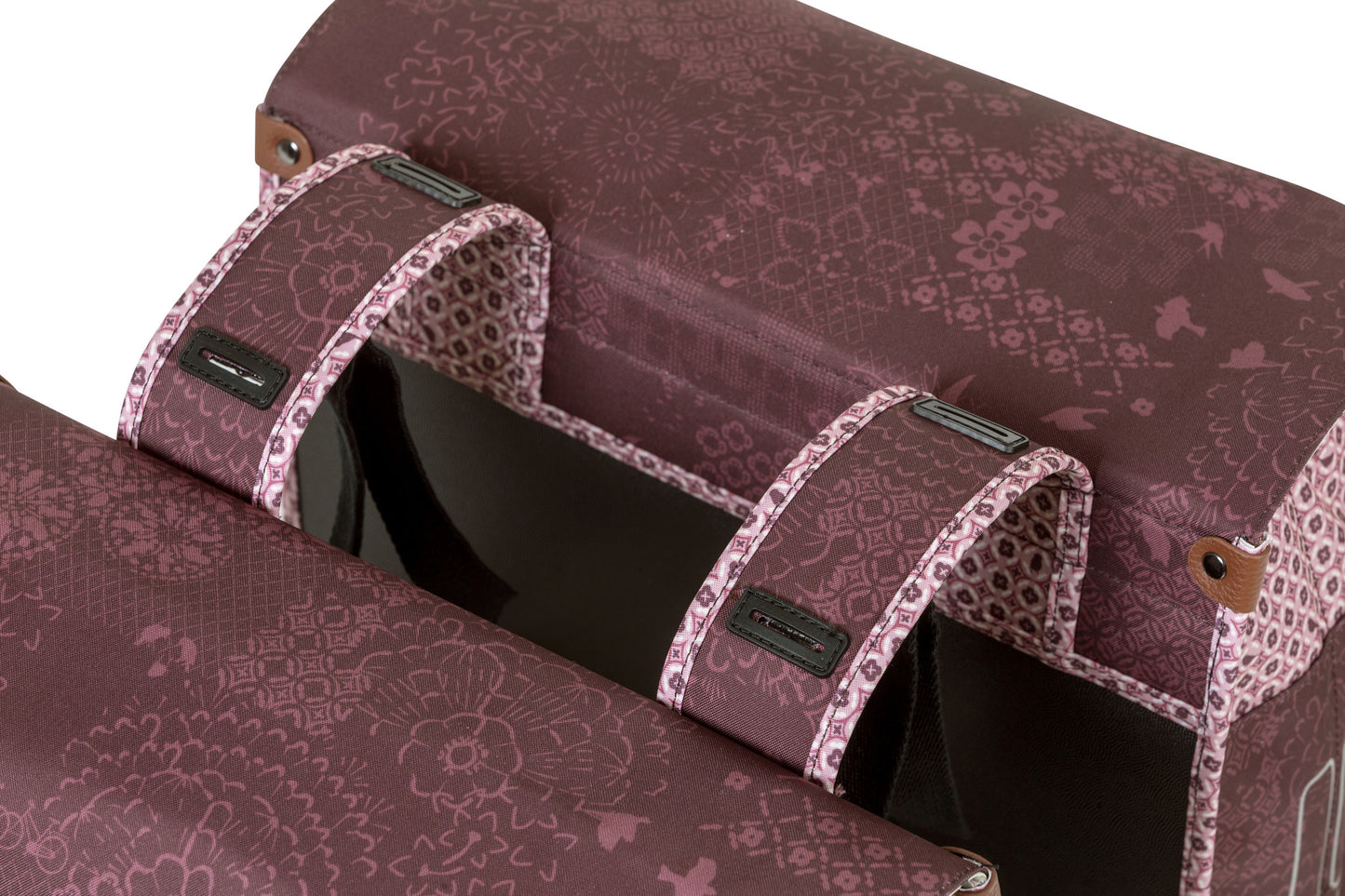 Basil 18012 Bohème dubbele fietstas 35L fig rood
