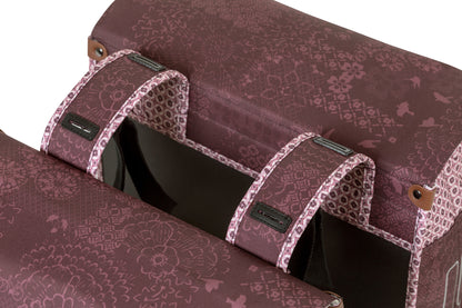 Basil 18012 Bohème dubbele fietstas 35L fig rood