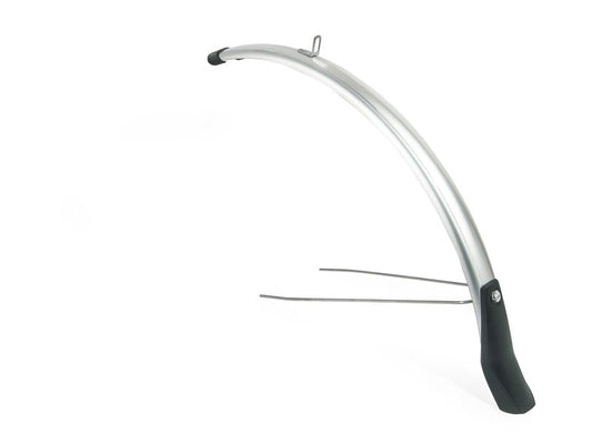 Eurofender spatbord voor Snello 28" - 46 mm. zilver