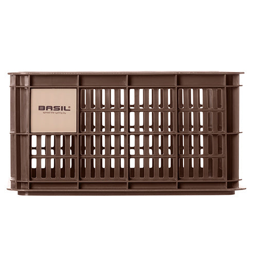 Basil 21115 Crate S fietskrat gerecycled kunststof small 17,5L brown
