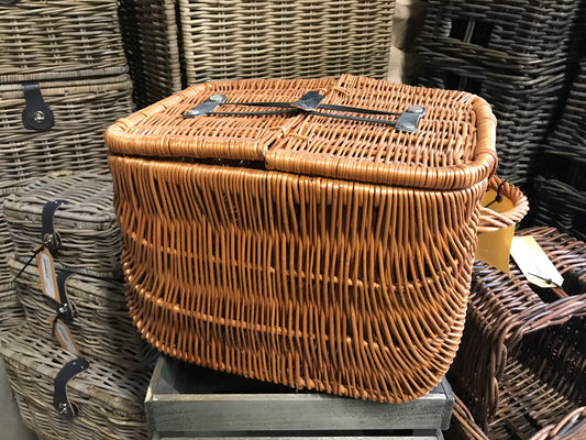 Koffertje speciaal riet met deksel