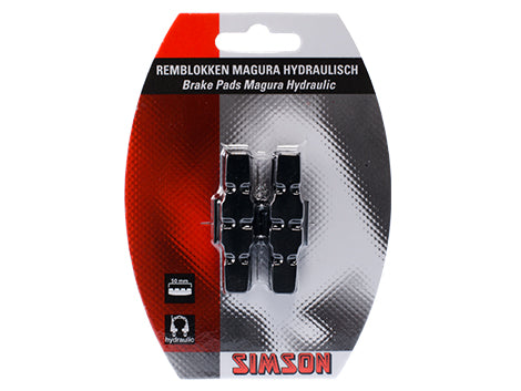 Simson 020208 remblokken t.b.v. Magura hydraulische velgrem HS33/HS11