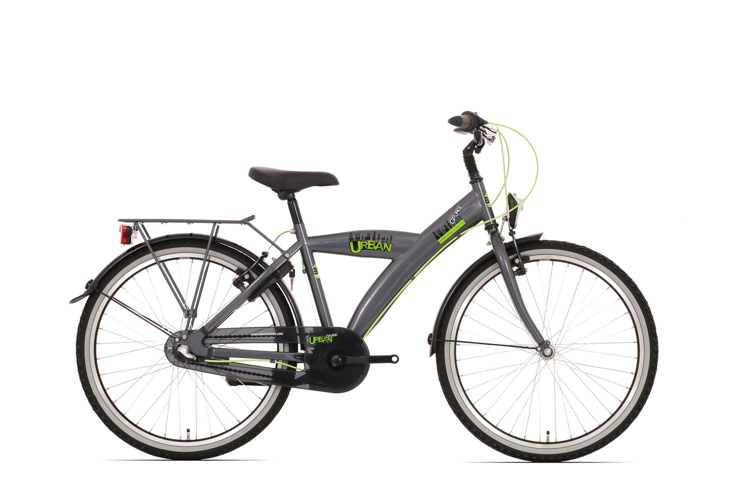 BFK 24" City Urban jongens 3V titanium - 24UJ55
