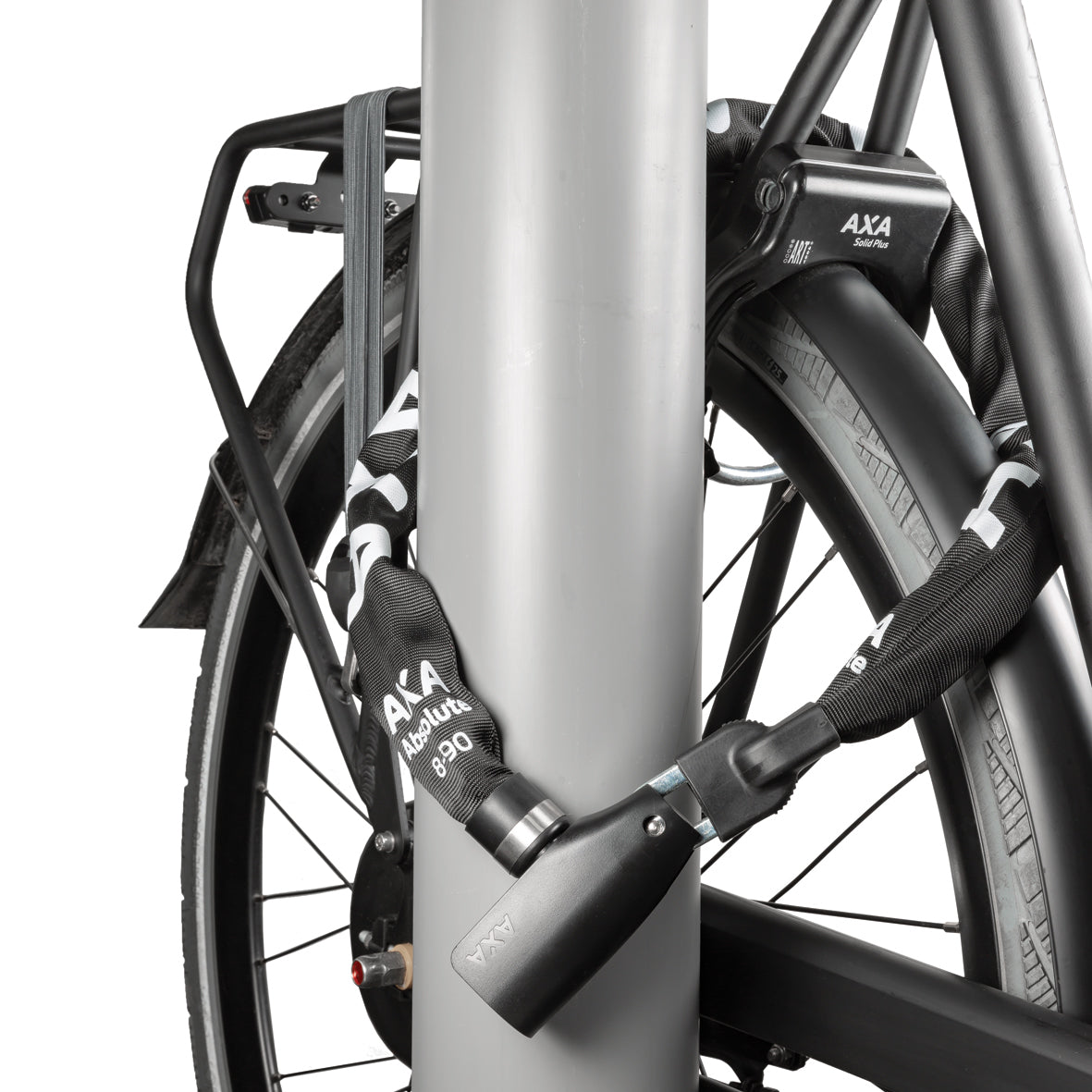 AXA Absolute kettingslot 110 cm. 8 mm. Ø