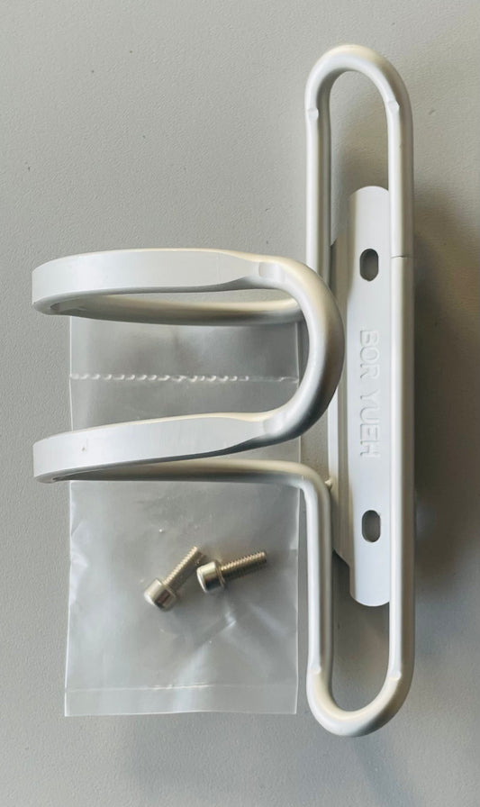 Bor Yueh bidonhouder aluminium zilver zijwaarts in- / uitneembaar