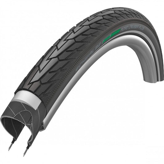 Bub. 47-559 / 26x1.75 HS 484 Road Cruiser Plus PunctureGuard B/B+RT GREEN - Schwalbe 11159082