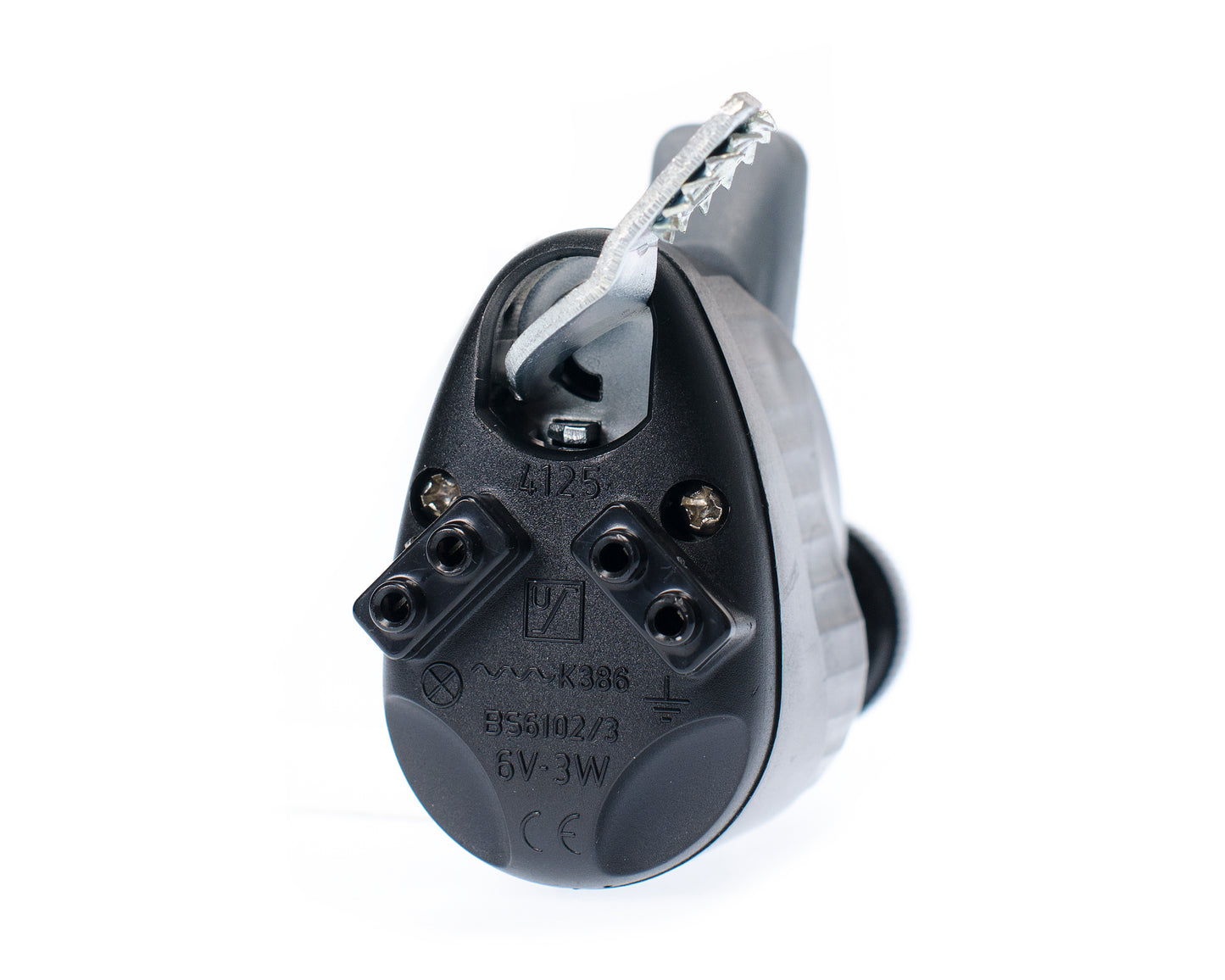 Simson 022019 dynamo links met rubber loopwiel 2x2 polig zwart