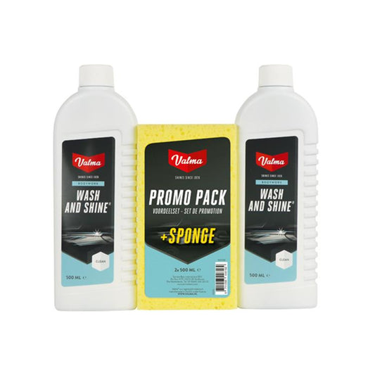 Valma S05E/S05G Wash & Shine met spons 2 x 500 ml.