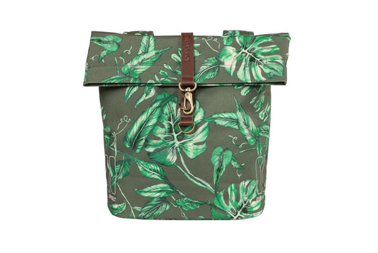Basil 18083 Ever-Green dubbele fietstas 28-38L. thyme groen