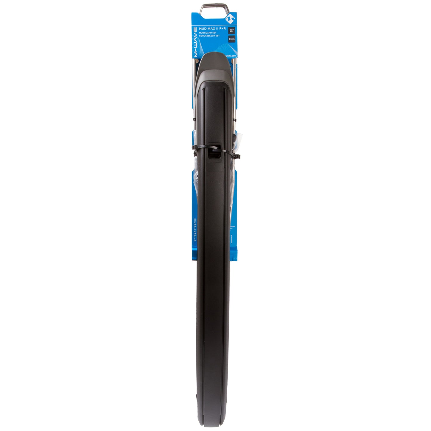 M-Wave Mud Max II F+R spatbord set 28" kunststof zwart 45 mm.