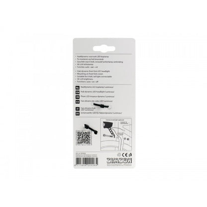 Simson 022026 naafdynamo koplamp 'Luminous' 30 lux auto/on/off