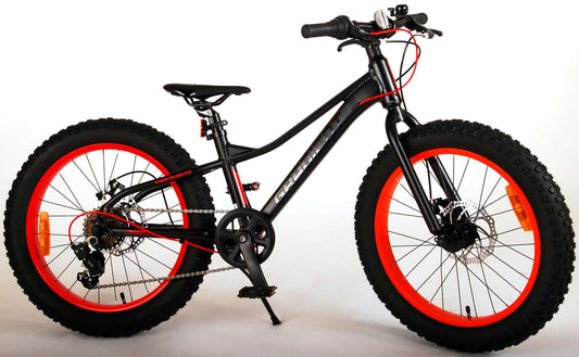 Volare Gradient 20'' jongens zwart/oranje/rood - 6 spd. "Prime Collection" (85%)