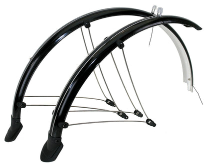 MS spatbord set 26" kunststof 60 mm. zwart
