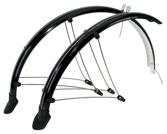 MS spatbord set 26" kunststof 60 mm. zwart