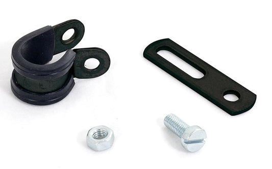 Hebie montuur kettingscherm achtervork 12 mm. zwart