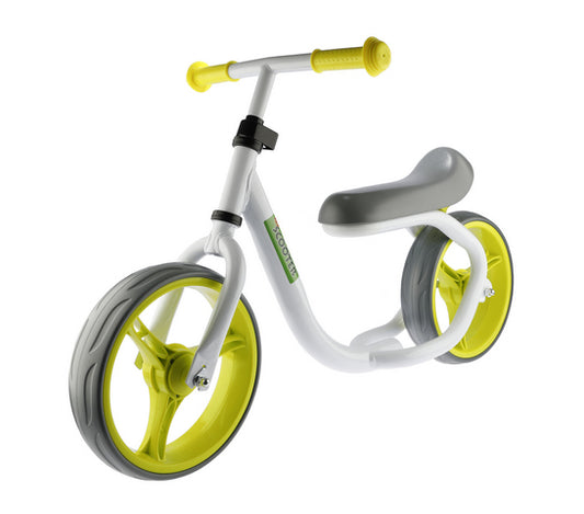 PexKids loopfiets/scooter Max Speed 10.5" alu. wit/groen