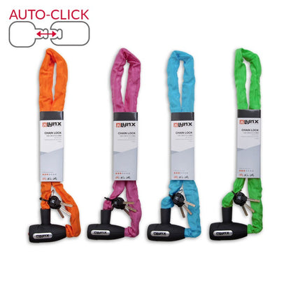 Lynx kettingslot Cityline M85 black eo kleur 5.5 mm. x 85 cm.