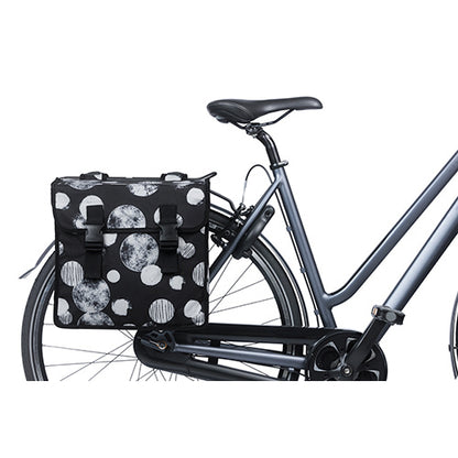 Basil 18350 Mara XL Sphere dubbele fietstas 35L zwart/grijs