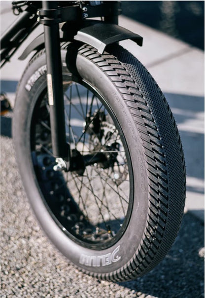 Bub. 100-406 / 20x4.00 Delium Streetfightr zwart - Fatbike