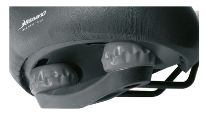 Selle Bassano zadel Volare Big City 3 Zone Comfort + elastomeer zwart (grote kaart)