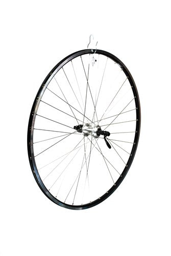 Achterwiel 28" 13-622 race alu. zwart Chrina cassette 8V. spaak 14 RVS