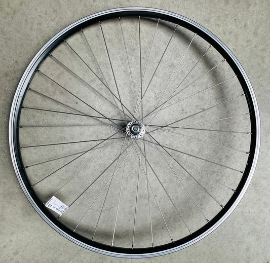 Voorwiel 28"- 622X19 Skorpion alu. zwart FM21 vast sp.14 RVS