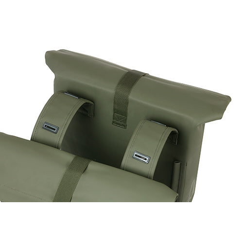 Basil 18375 City dubbele fietstas 28-32L moss green