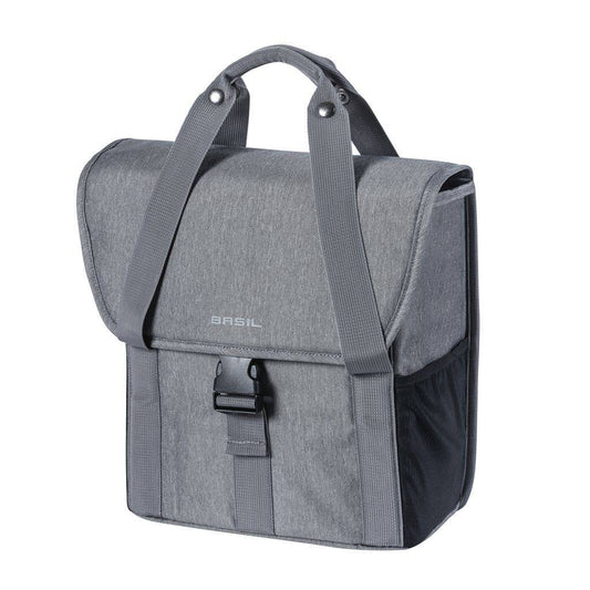 Basil 17765 GO enkele fietstas 16L. grey melee