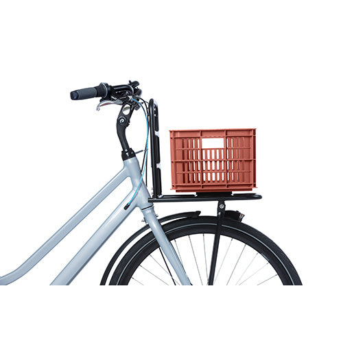 Basil 21113 Crate S fietskrat gerecycled kunststof small 17,5L terra red