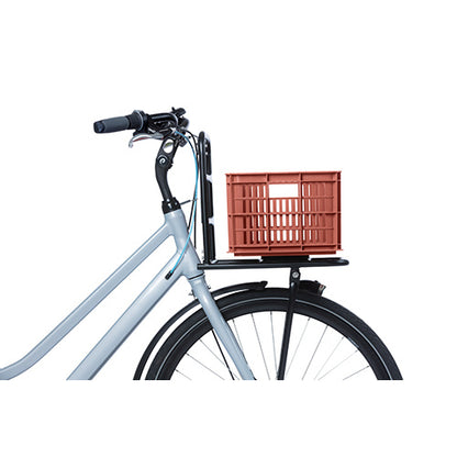 Basil 21113 Crate S fietskrat gerecycled kunststof small 17,5L terra red