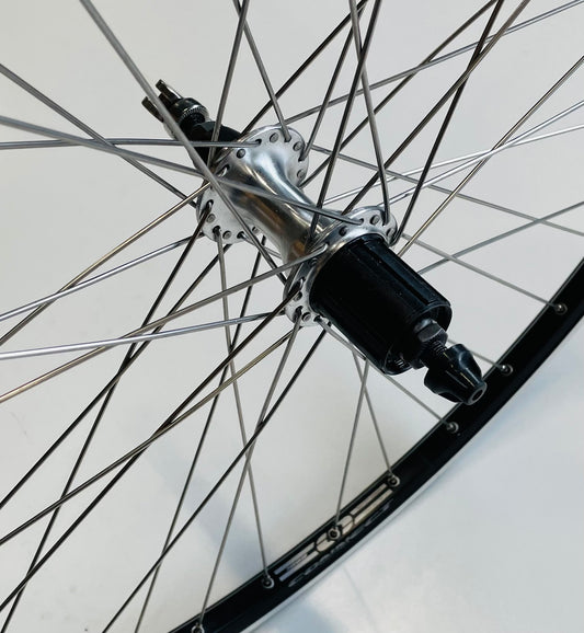 Achterwiel 28"- 622X19 Connect 4D zwart FM32 QR cassette 8/9