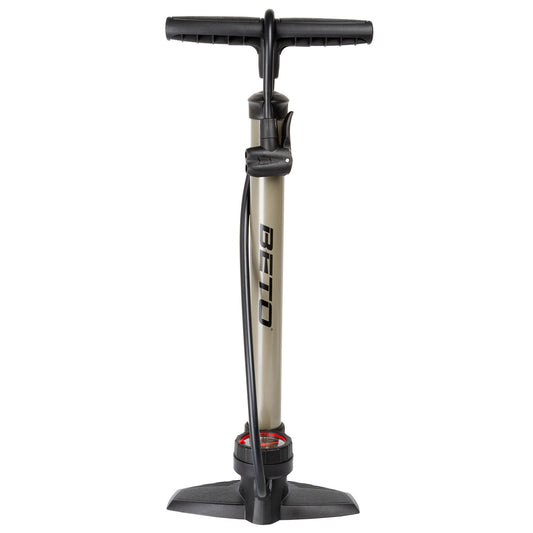 Beto pomp met manometer zilver/zwart