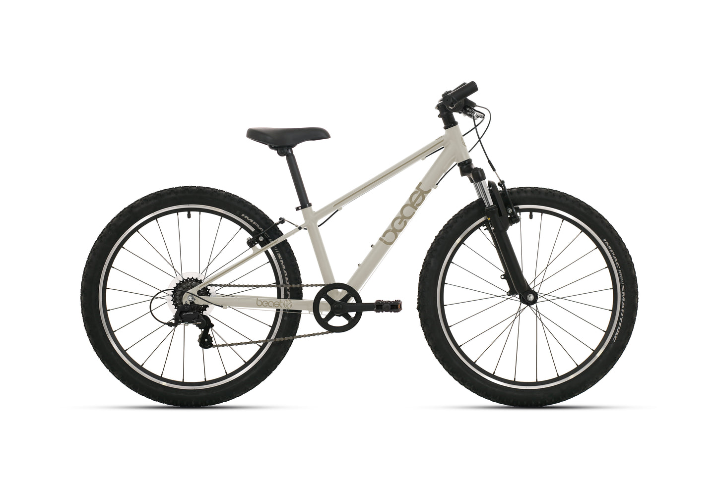 BFK 24" The BEAST 6V kiezelgrijs V-Brake - 24TB160V