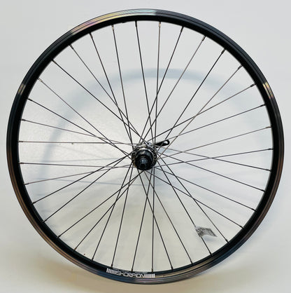 Achterwiel 26"- 559x19 Skorpion alu. zwart FM32 QR cassette 8/9
