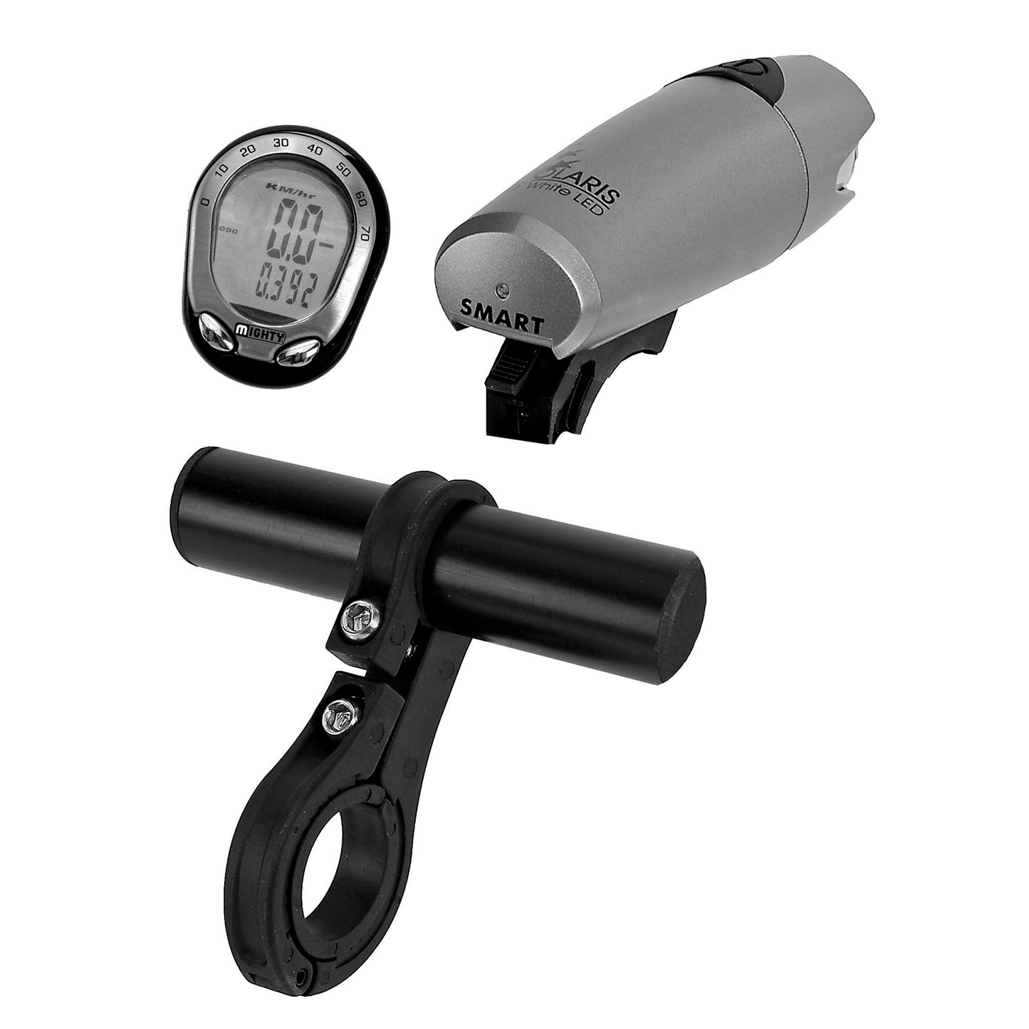 M-Wave stuurcockpit voor computer en lamp 22.2-31.8 mm.