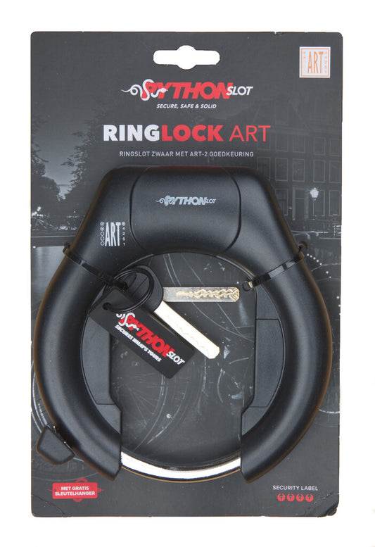 Python ringslot zwaar zwart ART-2