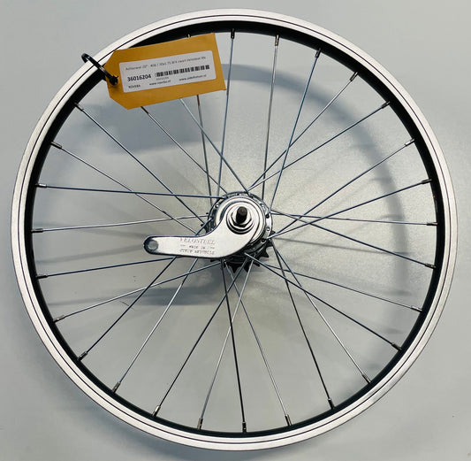 Achterwiel 20" - 406 / 20x1.75 BFK zwart Velosteel RN