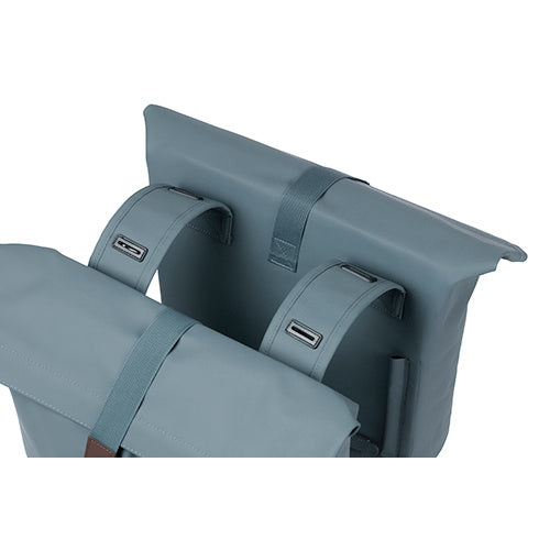 Basil 18374 City dubbele fietstas 28-32L graphite blue